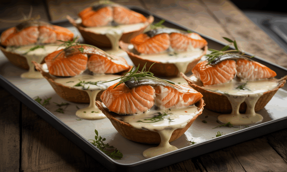 découvrez notre recette de cassolettes de saumon à la crème de poireaux, une préparation crémeuse et fondante qui sublime le saumon pour un plat digne des meilleures tables.