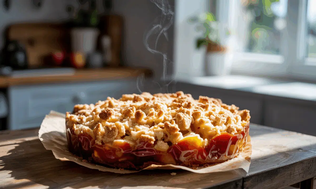 découvrez la croustade aux pommes, un dessert fondant et croustillant prêt en seulement 15 minutes, parfait pour parfumer votre maison d'une douce odeur de pomme.