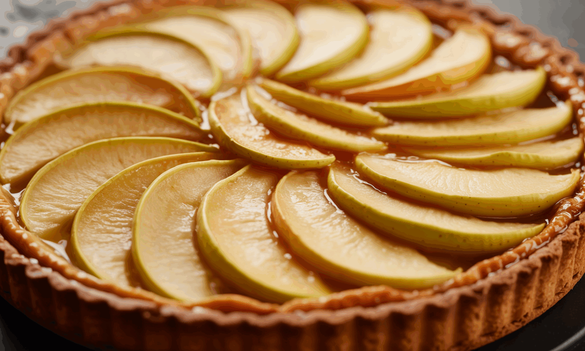 découvrez notre tarte pommes-compote, une recette rapide, économique et dorée à la perfection pour un plaisir gourmand accessible à tous.