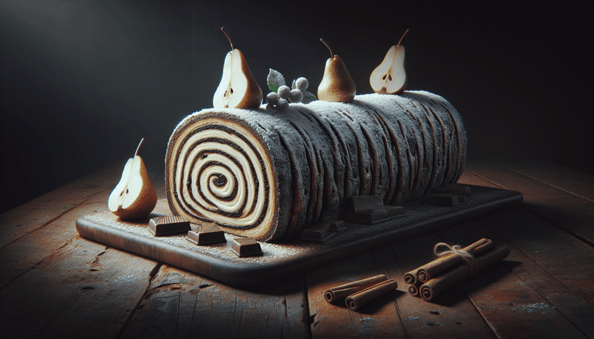 Bûche Poire-Chocolat
