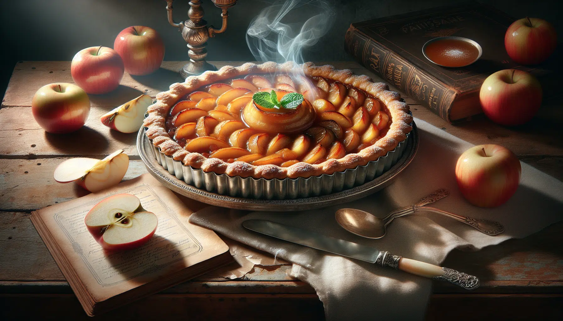 Tarte pommes-compote